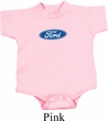 Kids Ford Romper Ford Oval Middle Print Onesie