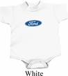 Kids Ford Romper Ford Oval Middle Print Onesie