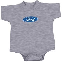 Kids Ford Romper Ford Oval Middle Print Onesie