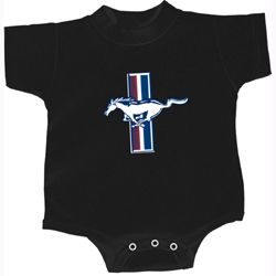 Kids Ford Romper The Legend Lives Crest Small Print Onesie Kids Ford Romper The Legend Lives Crest Small Print Onesie