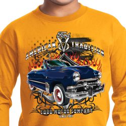 Kids Ford Shirt American Tradition Long Sleeve Shirt