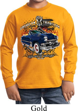 Kids Ford Shirt American Tradition Long Sleeve Shirt