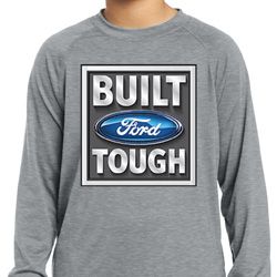 Kids Ford Shirt Built Ford Tough Dry Wicking Long Sleeve Shirt