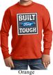 Kids Ford Shirt Built Ford Tough Long Sleeve Tee T-Shirt