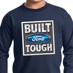 Kids Ford Shirt Built Ford Tough Long Sleeve Tee T-Shirt