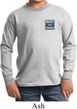 Kids Ford Shirt Built Ford Tough Pocket Print Long Sleeve Tee T-Shirt
