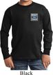 Kids Ford Shirt Built Ford Tough Pocket Print Long Sleeve Tee T-Shirt