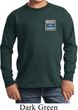 Kids Ford Shirt Built Ford Tough Pocket Print Long Sleeve Tee T-Shirt