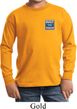Kids Ford Shirt Built Ford Tough Pocket Print Long Sleeve Tee T-Shirt