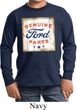 Kids Ford Shirt Distressed Genuine Ford Parts Long Sleeve Tee T-Shirt