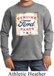 Kids Ford Shirt Distressed Genuine Ford Parts Long Sleeve Tee T-Shirt