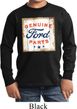Kids Ford Shirt Distressed Genuine Ford Parts Long Sleeve Tee T-Shirt