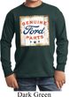 Kids Ford Shirt Distressed Genuine Ford Parts Long Sleeve Tee T-Shirt