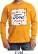 Kids Ford Shirt Distressed Genuine Ford Parts Long Sleeve Tee T-Shirt