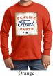 Kids Ford Shirt Distressed Genuine Ford Parts Long Sleeve Tee T-Shirt