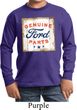 Kids Ford Shirt Distressed Genuine Ford Parts Long Sleeve Tee T-Shirt