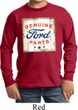 Kids Ford Shirt Distressed Genuine Ford Parts Long Sleeve Tee T-Shirt