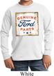 Kids Ford Shirt Distressed Genuine Ford Parts Long Sleeve Tee T-Shirt