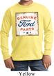Kids Ford Shirt Distressed Genuine Ford Parts Long Sleeve Tee T-Shirt