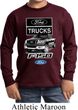 Kids Ford Shirt F-150 Truck Long Sleeve Shirt