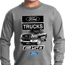 Kids Ford Shirt F-150 Truck Long Sleeve Shirt