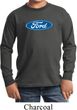 Kids Ford Shirt Ford Oval Long Sleeve Tee T-Shirt