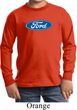 Kids Ford Shirt Ford Oval Long Sleeve Tee T-Shirt