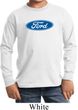 Kids Ford Shirt Ford Oval Long Sleeve Tee T-Shirt
