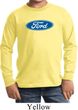 Kids Ford Shirt Ford Oval Long Sleeve Tee T-Shirt