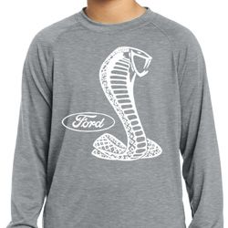 Kids Ford Shirt Mustang Cobra Dry Wicking Long Sleeve Shirt