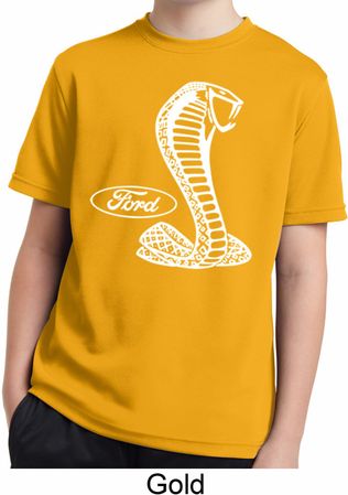 Kids Ford Shirt Mustang Cobra Moisture Wicking Shirt