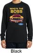 Kids Ford Shirt Mustang Who's The Boss Dry Wicking Long Sleeve Shirt