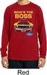 Kids Ford Shirt Mustang Who's The Boss Dry Wicking Long Sleeve Shirt