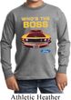 Kids Ford Shirt Mustang Who's The Boss Long Sleeve Shirt
