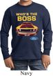 Kids Ford Shirt Mustang Who's The Boss Long Sleeve Shirt