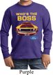 Kids Ford Shirt Mustang Who's The Boss Long Sleeve Shirt