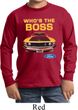 Kids Ford Shirt Mustang Who's The Boss Long Sleeve Shirt