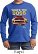 Kids Ford Shirt Mustang Who's The Boss Long Sleeve Shirt