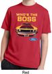 Kids Ford Shirt Mustang Who's The Boss Moisture Wicking Shirt