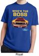Kids Ford Shirt Mustang Who's The Boss Moisture Wicking Shirt