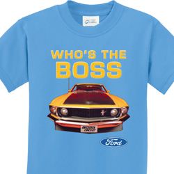 Kids Ford Shirt Mustang Who's The Boss Shirt