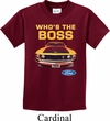 Kids Ford Shirt Mustang Who's The Boss Shirt