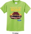 Kids Ford Shirt Mustang Who's The Boss Shirt