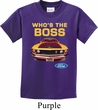 Kids Ford Shirt Mustang Who's The Boss Shirt