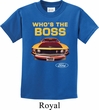 Kids Ford Shirt Mustang Who's The Boss Shirt