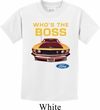 Kids Ford Shirt Mustang Who's The Boss Shirt