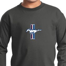 Kids Ford Shirt The Legend Lives Small Print Long Sleeve Tee T-Shirt Kids Ford Shirt The Legend Lives Small Print Long Sleeve Tee T-Shirt