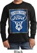 Kids Ford Shirt V8 Genuine Ford Parts Long Sleeve Tee T-Shirt