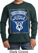 Kids Ford Shirt V8 Genuine Ford Parts Long Sleeve Tee T-Shirt