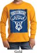 Kids Ford Shirt V8 Genuine Ford Parts Long Sleeve Tee T-Shirt